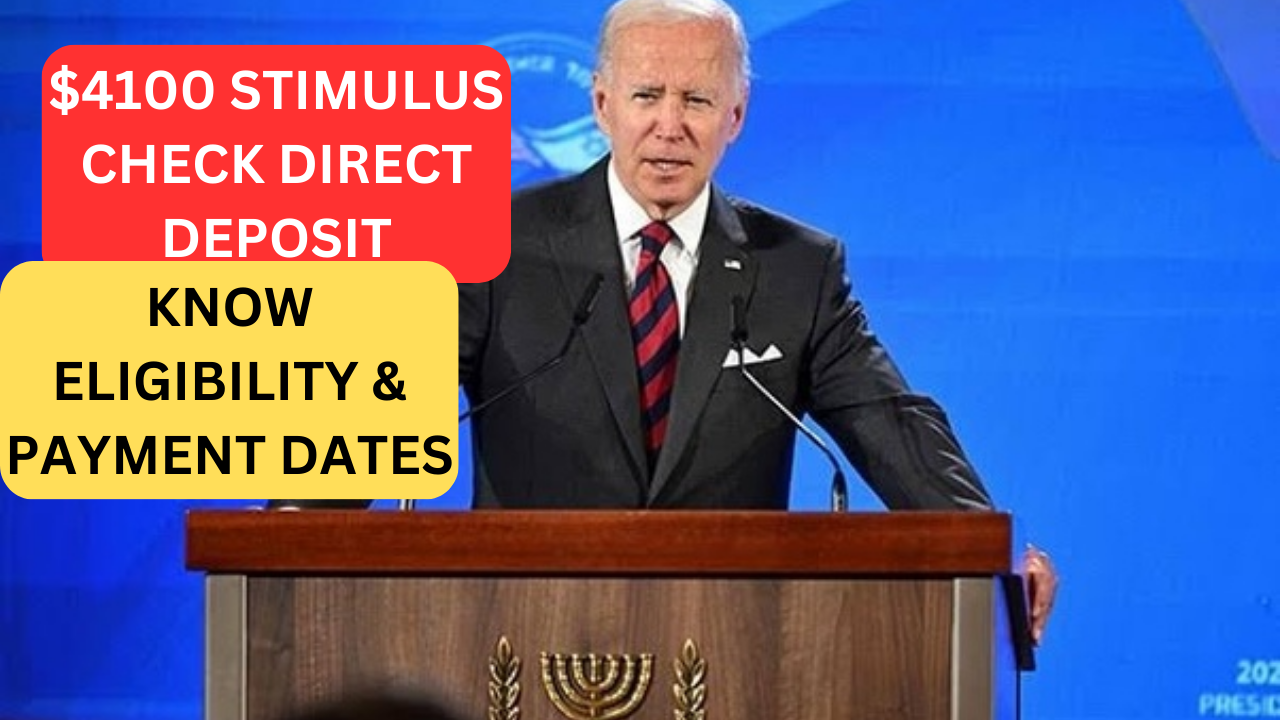 $4100 Stimulus Checks Direct Deposit